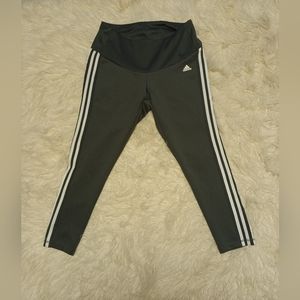 ADIDAS  3 STRIPE ANKLE LEGGINGS WOMEN'S SIZE 2X.